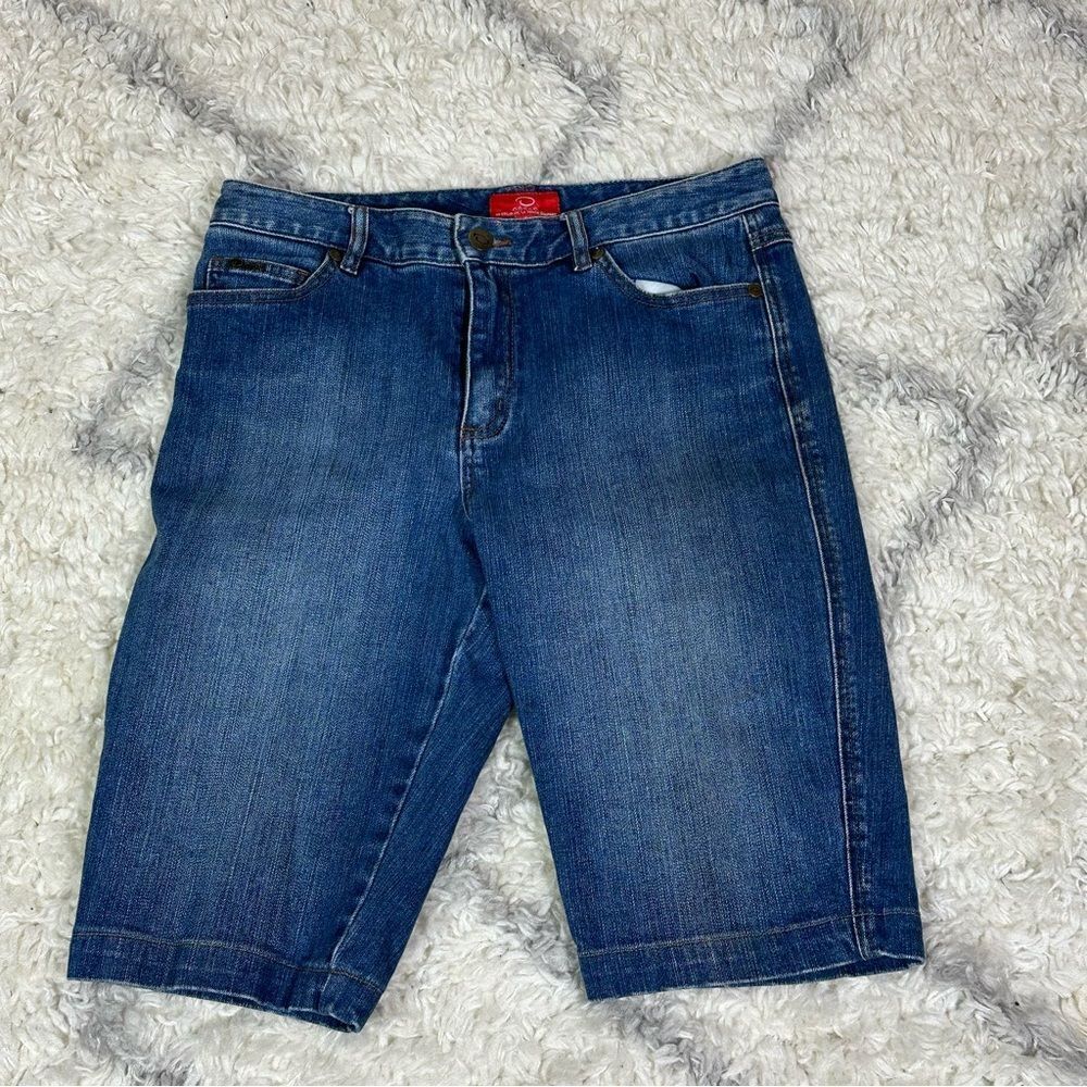 Oscar de la Renta Blue Denim short